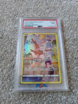 2023 POKEMON SWORD AND SHIELD CROWN ZENITH #GG20 FULL ART/LATIAS PSA 9 - Image 1