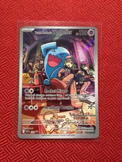 Pokemon TCG Team Rocket's Wobbuffet SVP 203 Pokemon Center Exclusive Promo - NM - Image 1