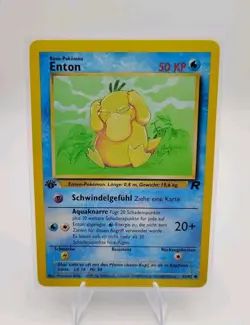 Pokemon TCG Enton #65/82 GERMAN 1st Edition Team Rocket Psyduck - Image 1