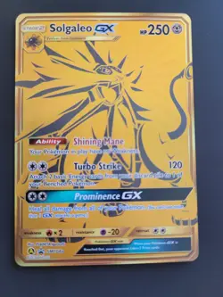 Pokemon TCG Solgaleo GX SM Black Star Promo SM104a Holo Promo - Image 1