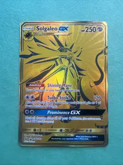 Pokemon TCG Solgaleo GX Black Star Promo Holo Card SM104a - Image 1