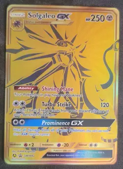 Solgaleo GX SM104a Pokemon TCG Sun & Moon: Black Star Promo NM - Image 1