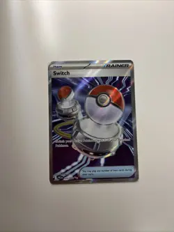 Switch 123/094 Full Art Trainer Holo Phantasmal Flames Pokemon Card TCG - Image 1
