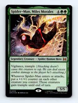 #18 2025 Marvel's Spider-Man Eternal Spider-Man, Miles Morales Mythic FOIL - Image 1
