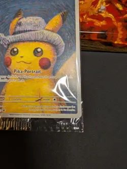 Pokemon x Van Gogh: Pikachu with Grey Felt Hat SVP 085 Promo Card - Sealed - Image 4