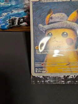 Pokemon x Van Gogh: Pikachu with Grey Felt Hat SVP 085 Promo Card - Sealed - Image 5