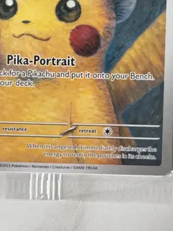 SEALED Pokemon x Van Gogh: Pikachu with Grey Felt Hat SVP 085 Promo Card - Image 5