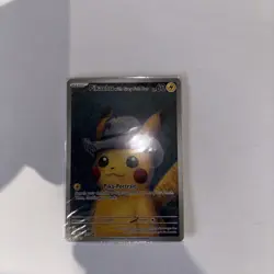 SEALED Pokemon x Van Gogh: Pikachu with Grey Felt Hat SVP 085 Promo Card - Image 5