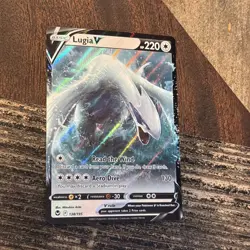 Pokemon English TCG Card Silver Tempest Lugia V 138/195 Holo NM - Image 5