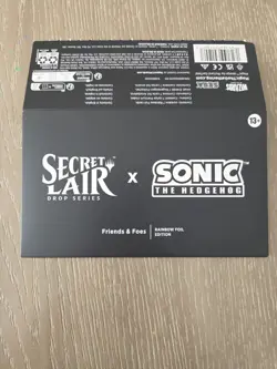 Magic Secret Lair - Sonic Friends And Foes Foil Set - OPENED with bonus card - Image 2