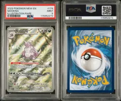 Pokemon TCG Nidoking 174/165 Illustration Rare Card, MINT PSA 9 - Image 3