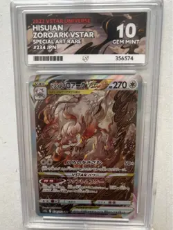 ACE 10 Hisuian Zoroark VSTAR 234/172 SAR Japanese Pokemon Card GEM MINT - Image 1
