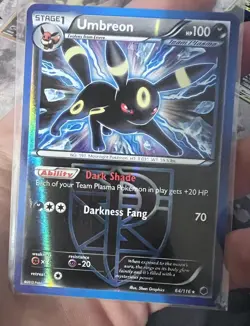 Umbreon Team Plasma 64/116 Plasma Freeze Reverse Holo Card - Image 1