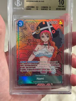 BGS 10 Nami OP02 036 SR Alt Art One Piece Card Game Paramount War English - Image 1