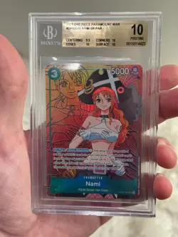 BGS 10 Nami OP02 036 SR Alt Art One Piece Card Game Paramount War English - Image 2