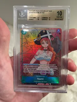 BGS 10 Nami OP02 036 SR Alt Art One Piece Card Game Paramount War English - Image 3