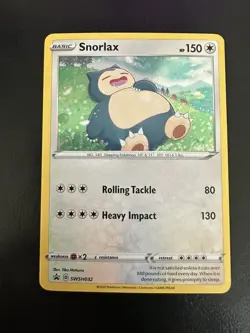 Snorlax - SWSH032 - Cosmos Holo - Black Star Promo - Pokemon Card - NM/M - Image 1