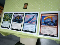 4x MTG Oversized Jumbo Cards Dragon Set Kura, Ao, Kairi, Atsushi Magic The Gathe - Image 2