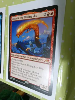 4x MTG Oversized Jumbo Cards Dragon Set Kura, Ao, Kairi, Atsushi Magic The Gathe - Image 3