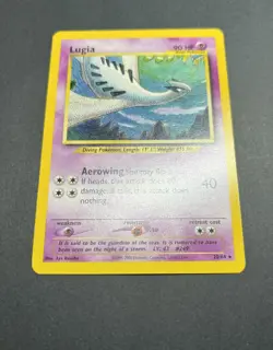 Pokemon TCG Lugia Neo Revelation 20/64 Rare Regular 90HP Card 2000 - Image 3