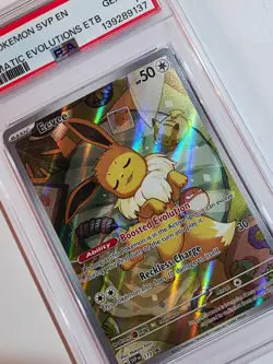 2025 Pokemon SVP EN-SV 🐹 Black Star ETB Promo 🐹 173 Eevee 🐹 PSA 10!! 💎 - Image 3
