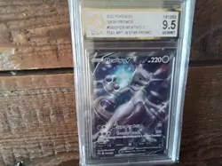 Pokemon Cards promo sr mewtwo v ar gx vmax secret swsh229 ex graded art card b25 - Image 1
