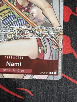 Nami OP01-016 (Alternate Art) 25th Anniversary One Piece Promotion Cards [#1] - Image 4