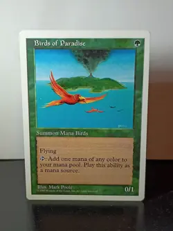 MTG Birds of Paradise Core Set 5th Edition 142/449 Regular Rare - Image 1