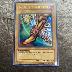 Right Leg of the Forbidden One - LOB-120 - Ultra Rare Yugioh - LP - Image 1