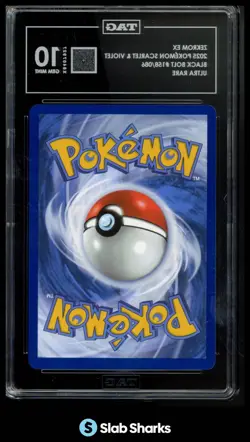 2025 POKEMON S&V BLACK BOLT - BLK EN #158/086 ZEKROM EX ULTRA RARE TAG 10 - Image 2
