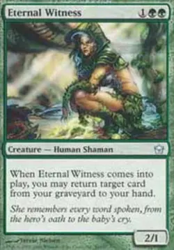 MTG Eternal Witness, Fifth Dawn, Damaged, English - Image 1