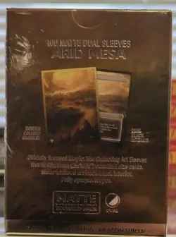 Dragon Shield Magic The Gathering Landfall Series Arid Mesa Card Sleeves 100ct - Image 2