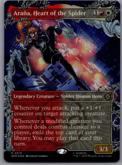 Arana, Heart of the Spider Borderless Marvel's Spider-Man Foil 0213 - Image 1