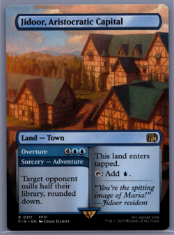 Magic The Gathering Jidoor, Aristocratic Capital 0311 Rare Non-Foil Borderless - Image 1