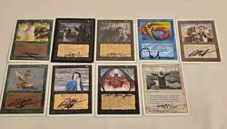 Magic: The Gathering Unlimited Card Lot Some Signed By Artists READ DESCRIPTION - Image 2