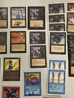 Magic: The Gathering Unlimited Card Lot Some Signed By Artists READ DESCRIPTION - Image 4