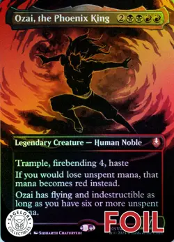 MTG Ozai, the Phoenix King (0335) (Borderless) (335) | NM Foil | Avatar {TLA} - Image 1