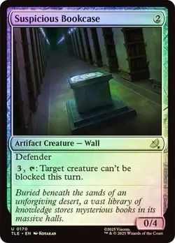 MTG Suspicious Bookcase (170/319) Avatar The Last Airbender Eternal NM FOIL - Image 1