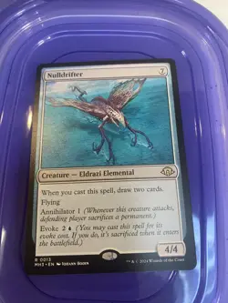WotC MAGIC the Gathering MODERN HORIZONS 3 unplayed mint rare NULLDRIFTER 0013 - Image 1