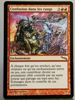Magic - MTG - Confusion dans les Rangs Mirrodin - Rare - Enchantement - NM - Image 1