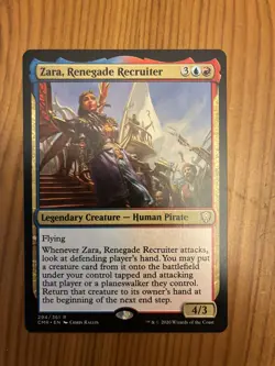 Zara, Renegade Recruiter Pirate typal Commander Edh Deck Mtg Magic The Gathering - Image 1