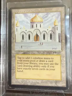Library of Alexandria, Arabian Nights (BGS 7.5) Vintage Old School 93/94 MTG - Image 2