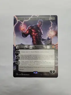 MTG - Tevesh Szat, Doom of Fools (Borderless) CMR Regular M#512 - Image 1