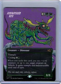 x1 Agonasaur Rex - Borderless R MTG Aetherdrift M/NM, English - Image 1