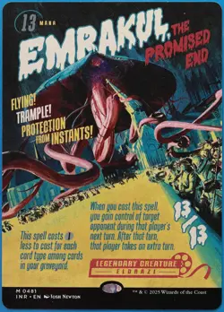 Emrakul, the Promised End (Borderless) Innistrad Remastered NM (509931) ABUGames - Image 1