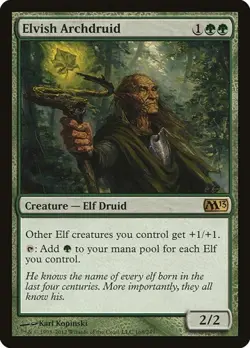 2x Elvish Archdruid Magic 2013 LP MTG - Image 1