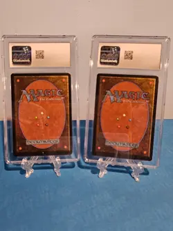 MTG Unlimited Unholy Strength CGC 9 Mint Holy Strength CGC 6.5 EX/NM+ Lot of 2 - Image 3