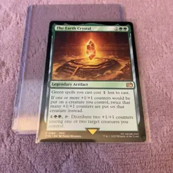 MTG The Earth Crystal 0184 Final Fantasy Regular Rare Legendary Artifact NM/M - Image 1