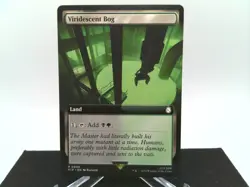 Viridescent Bog 0446 Extended Art Universes Beyond: Fallout PIP MTG Magic - Image 1