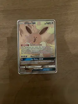 LP Pokemon TCG Eevee GX SM233 Full Art Black Star Promo Sun & Moon - Image 1